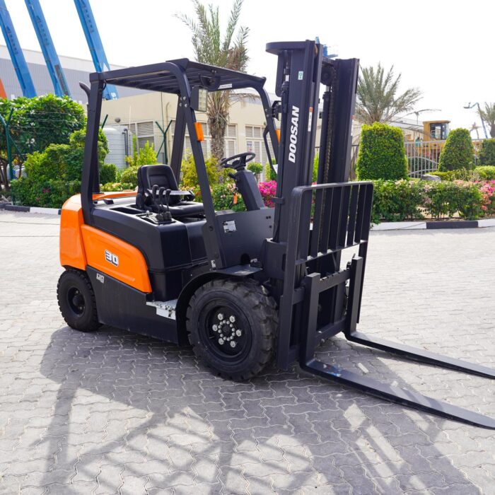 2021 Doosan D30NXP 3 ton Pneumatic Tire Forklift (Unused)