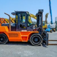 2014 DOOSAN D130S-5 12.50 Ton 27900 lb Pneumatic Tire Forklift - Image 8