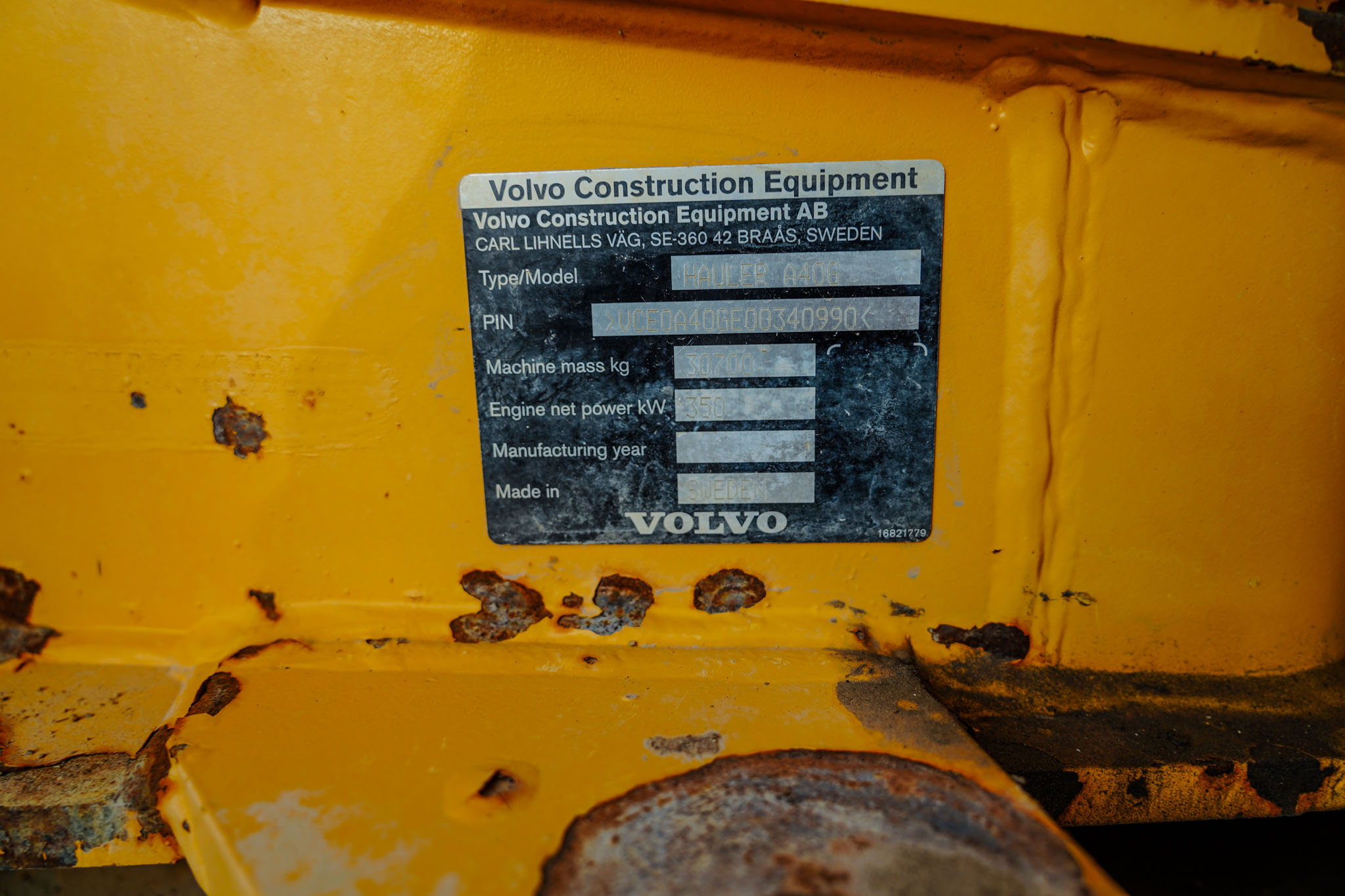 2016 VOLVO A40G Articulated Dump Truck - Image 14