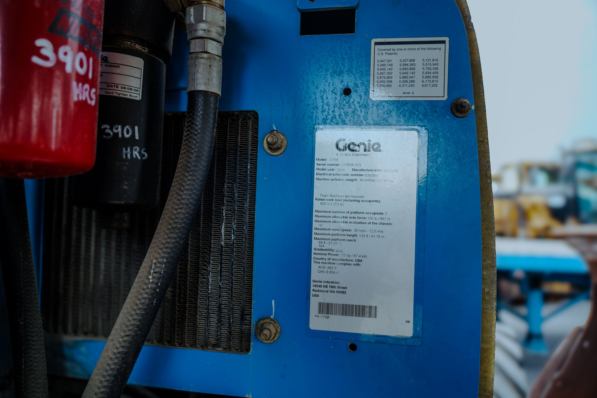 2006 GENIE Z-135 / 70 4WD Diesel Boom Lift 43m - Image 30