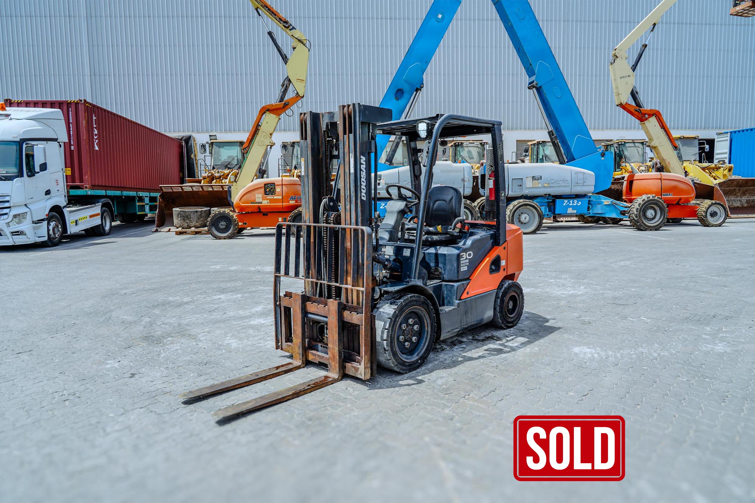 2018 DOOSAN D30S7 5450 lb Forklift
