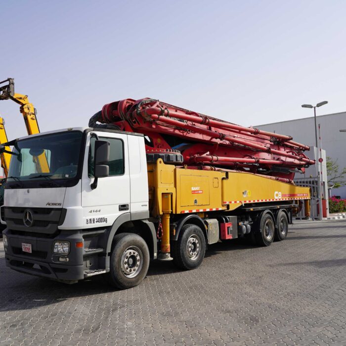 2019 MERCEDES-BENZ Actros 4144 8X4 SANY 56M Twin-Steer Concrete Pump
