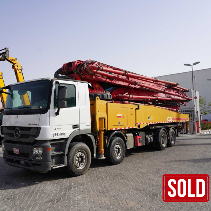 2019 MERCEDES-BENZ Actros 4144 8X4 SANY 56M Twin-Steer Concrete Pump