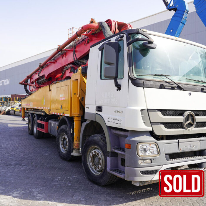 2019 MERCEDES-BENZ Actros 4144 8X4 SANY 56M Twin-Steer Concrete Pump