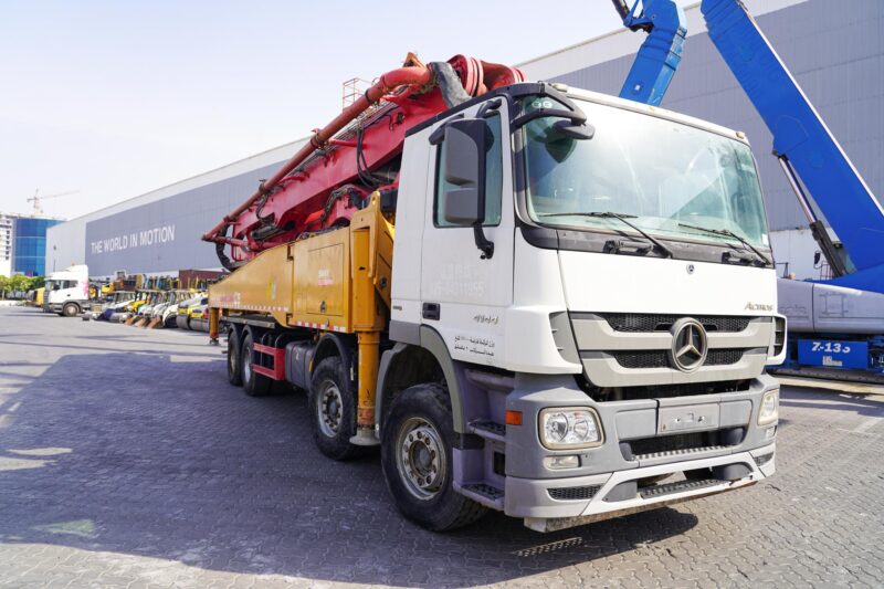 2019 MERCEDES-BENZ Actros 4144 8X4 SANY 56M Twin-Steer Concrete Pump