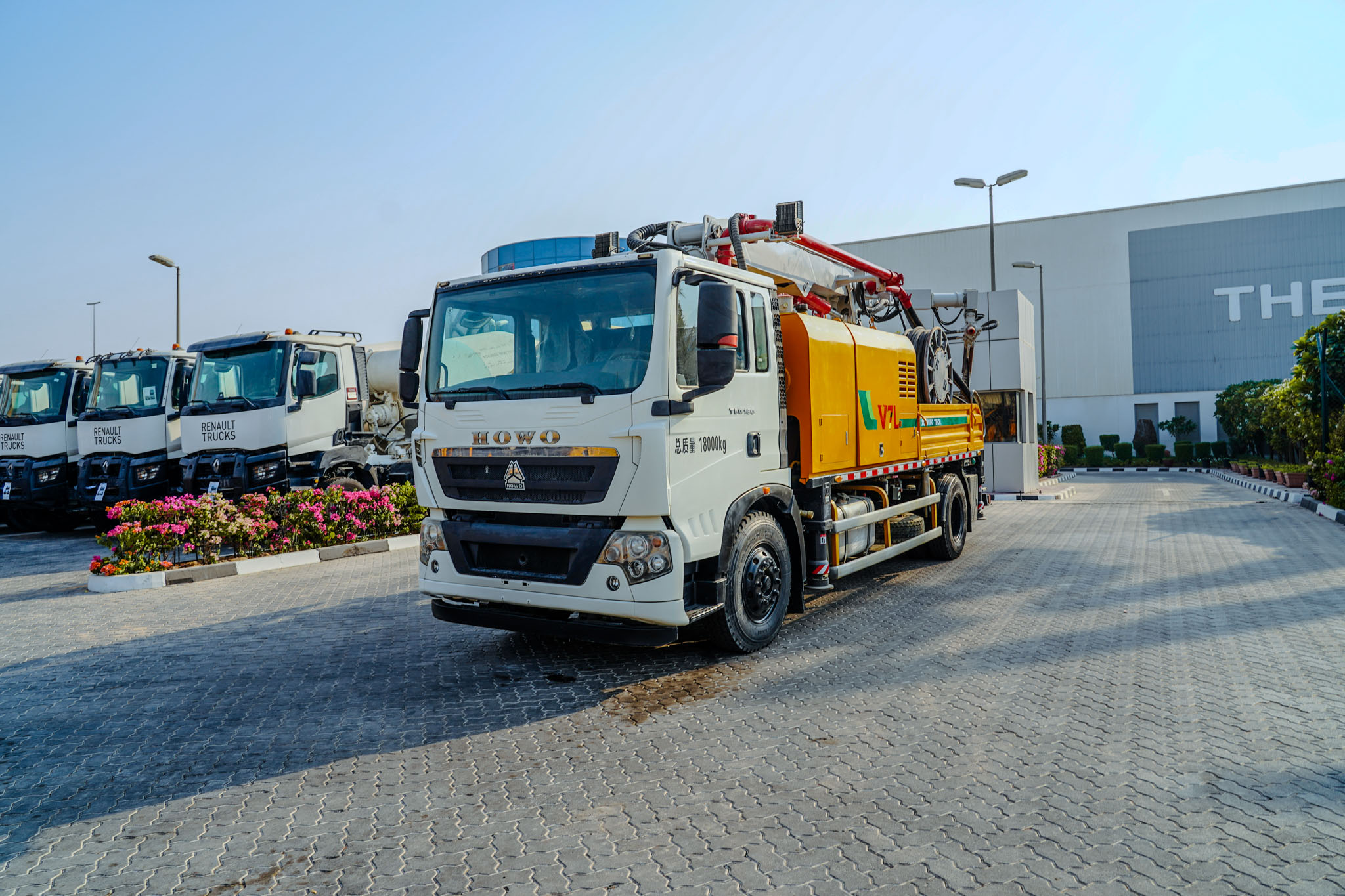 2021 XCMG Schwing XZS5180TPJ 18 m on 2020 howo T5G 180 4x2 Concrete Pump Truck