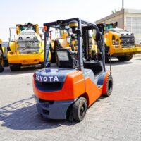 2018 Toyota 8FDU25 4500 lb Pneumatic Tire Forklift - Image 3