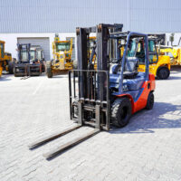2018 Toyota 8FDU25 4500 lb Pneumatic Tire Forklift - Image 2