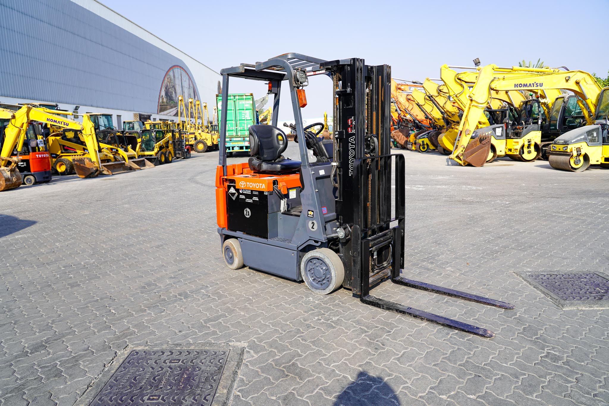 2014 Toyota 7FBCU18 1.3 Ton 2900 lb Electric Forklift - Image 2