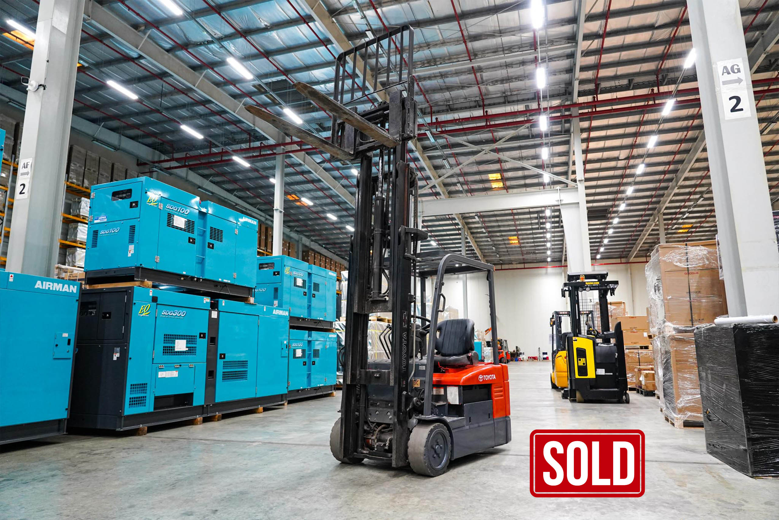 2015 Toyota 7FBEU18 2900 lb 1.3 Ton Electric Forklift