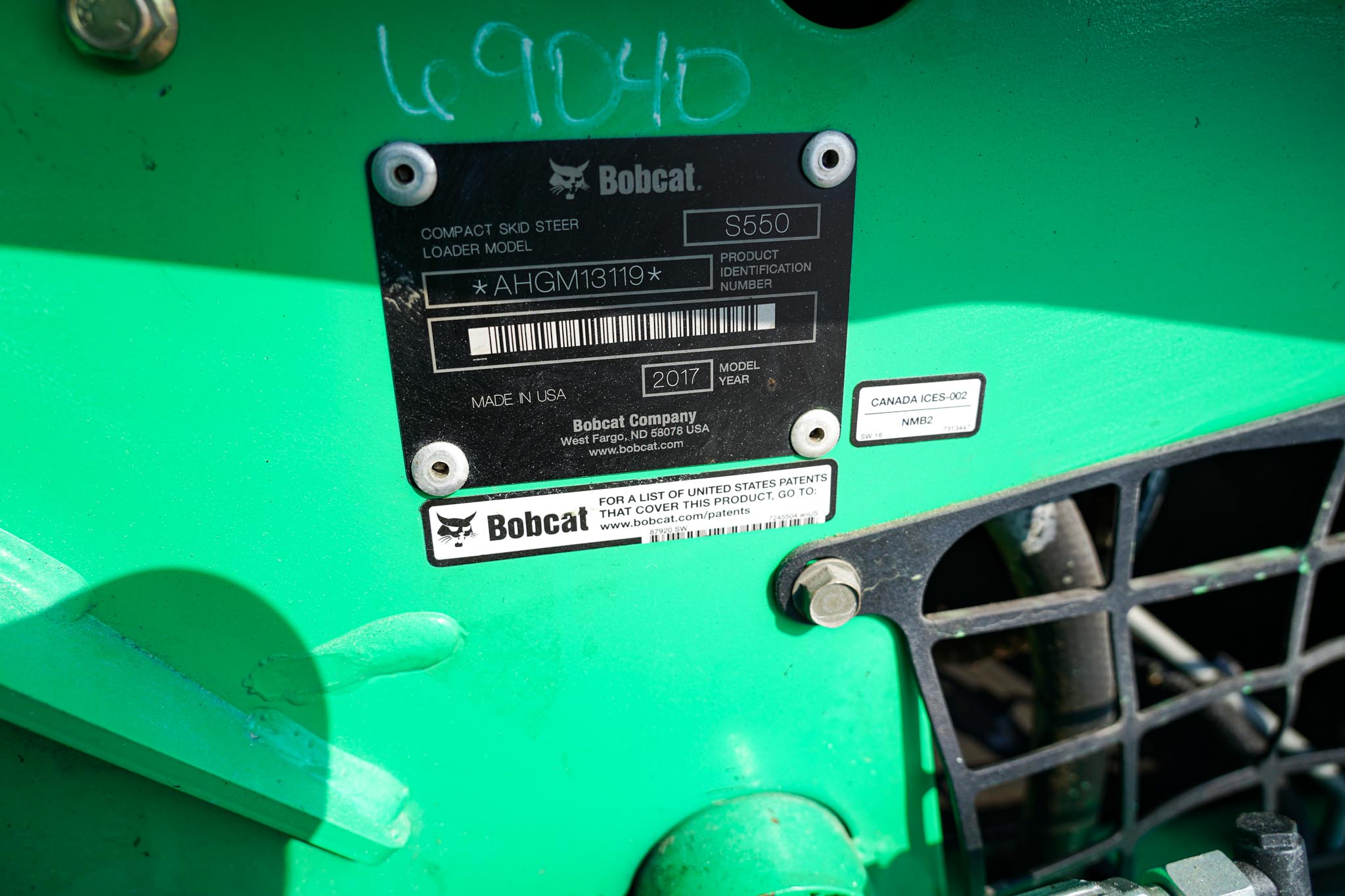 2017 BOBCAT S550 Skid Steer Loader - Image 25