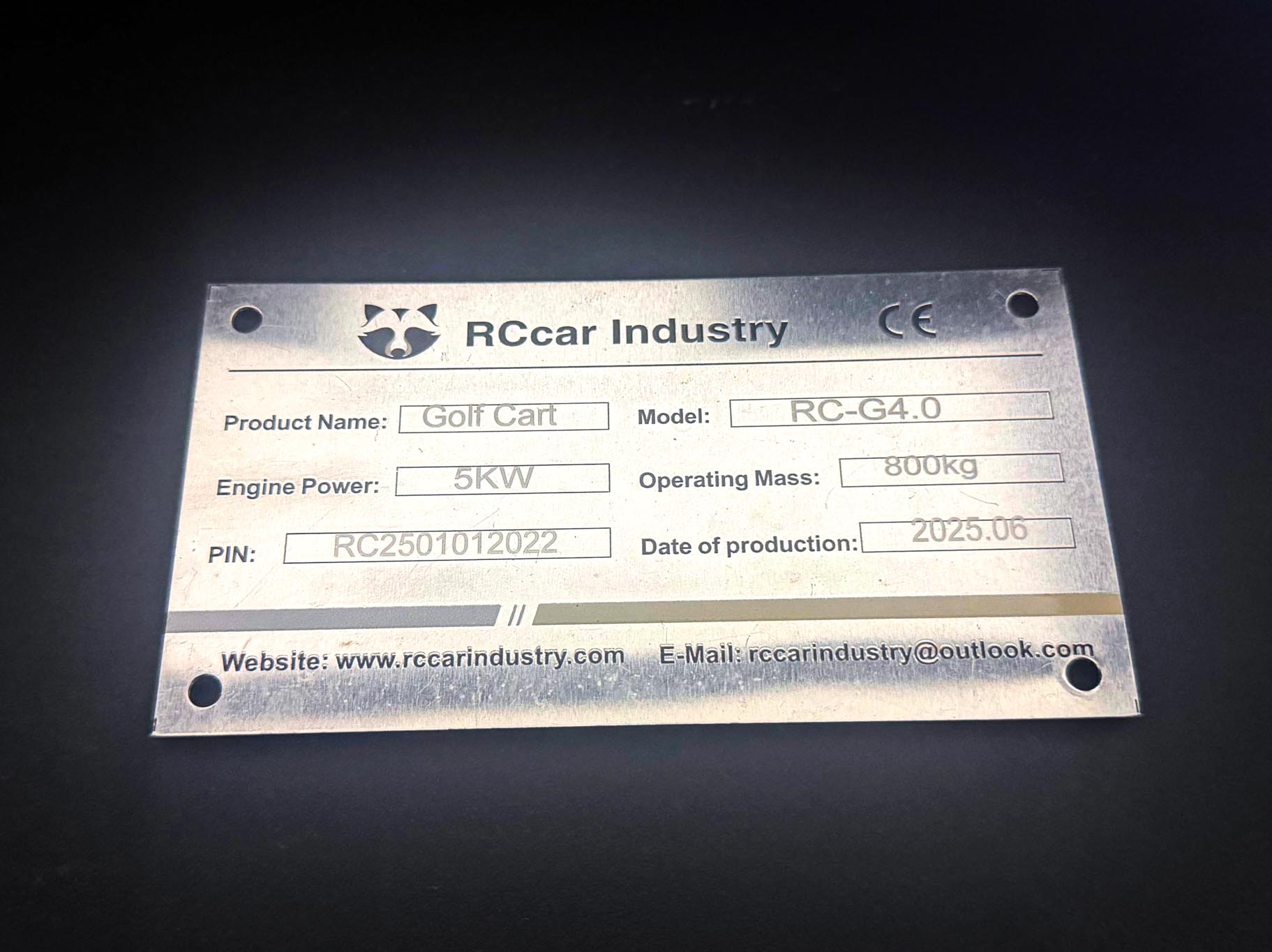 2025 Raccoon RC-G4.0 Electric Golf Cart (Unused) - Image 21