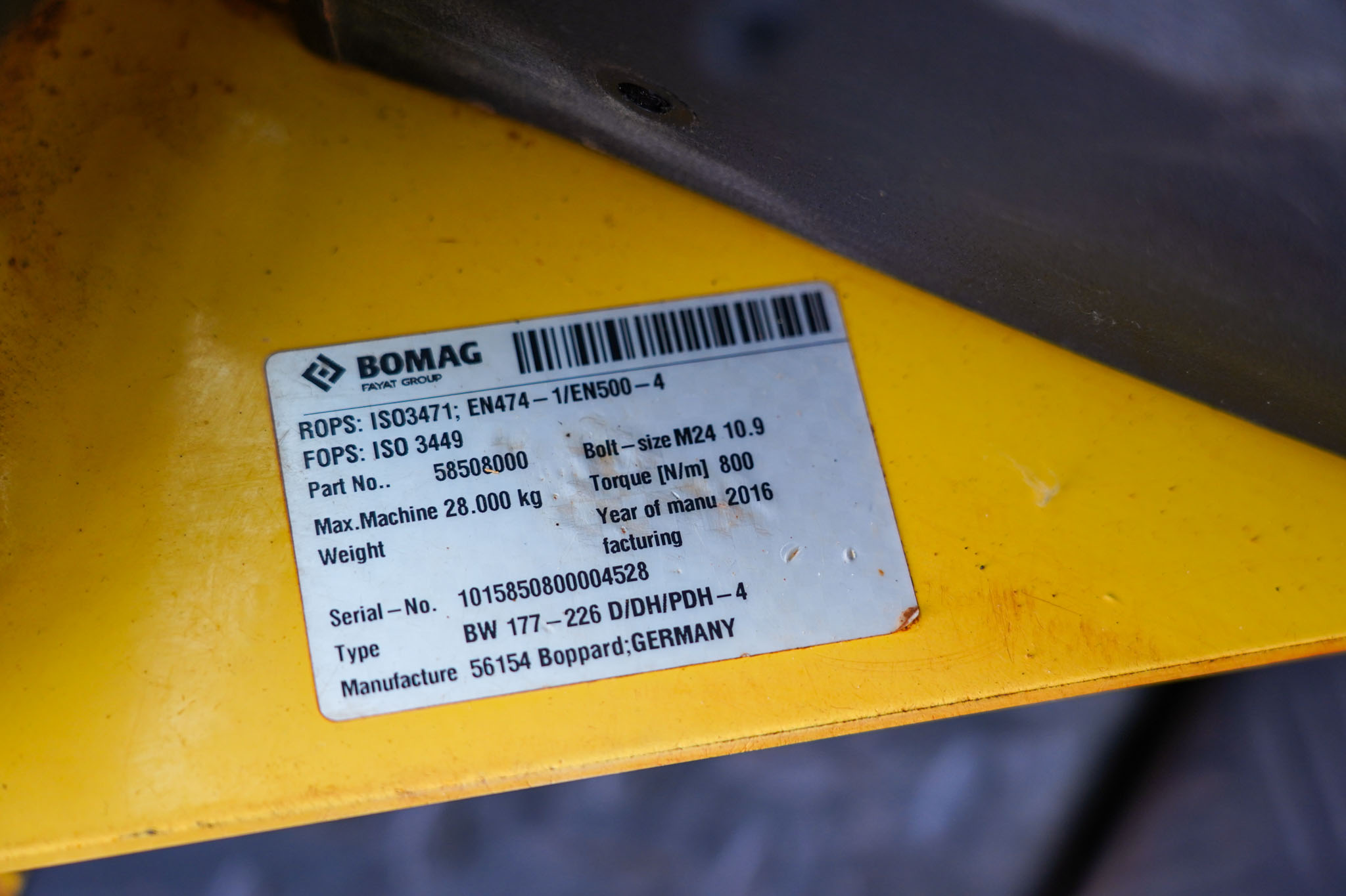 2015 Bomag BW211PD-50 Padfoot Drum Compactor - Image 29