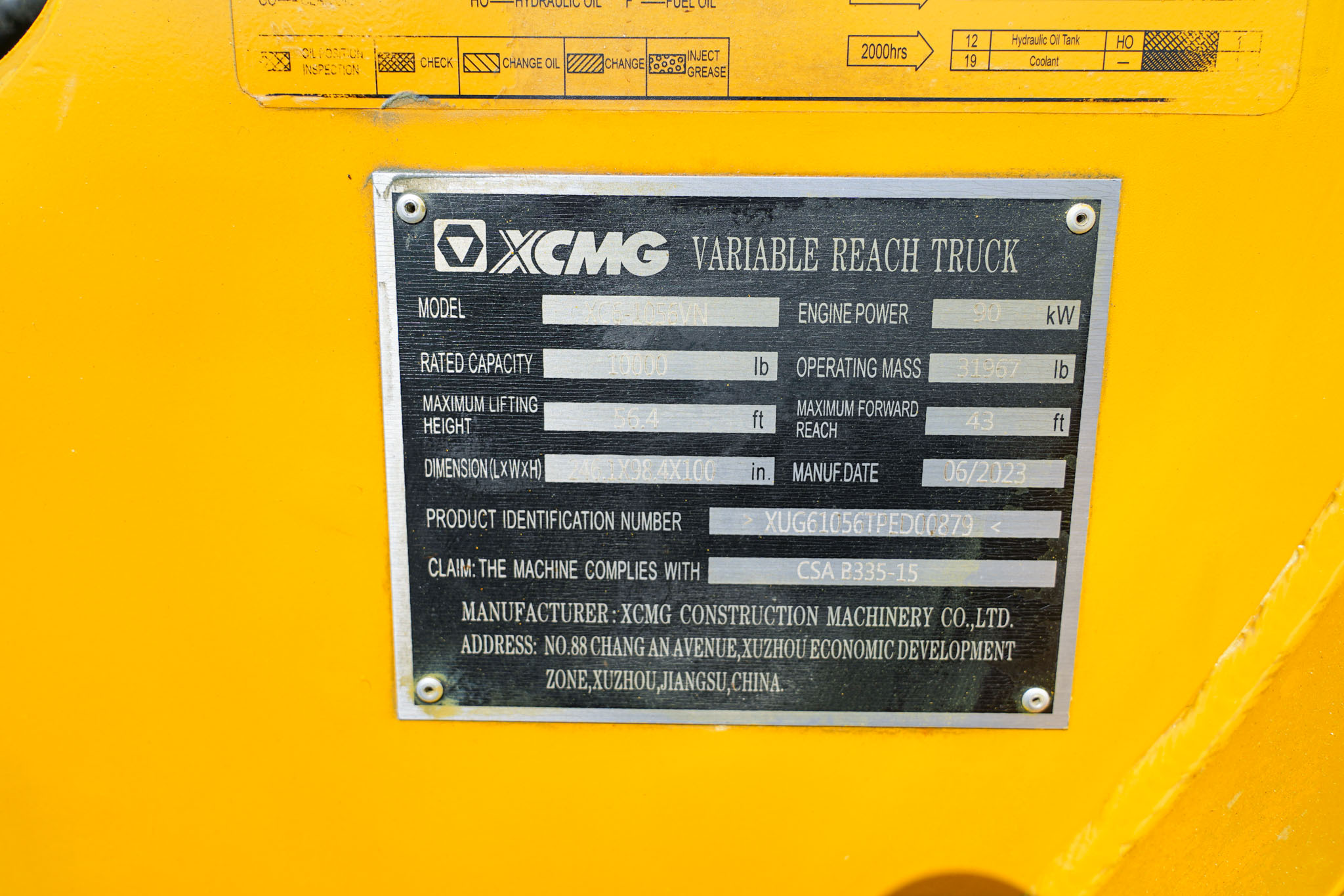 2023 XCMG XC6-1056VN Telehandler (Unused) - Image 36