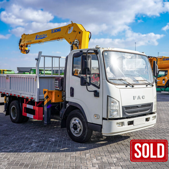 2025 XCMG SQS125 5 Ton on FAC Truck Mounted Crane (Unused)