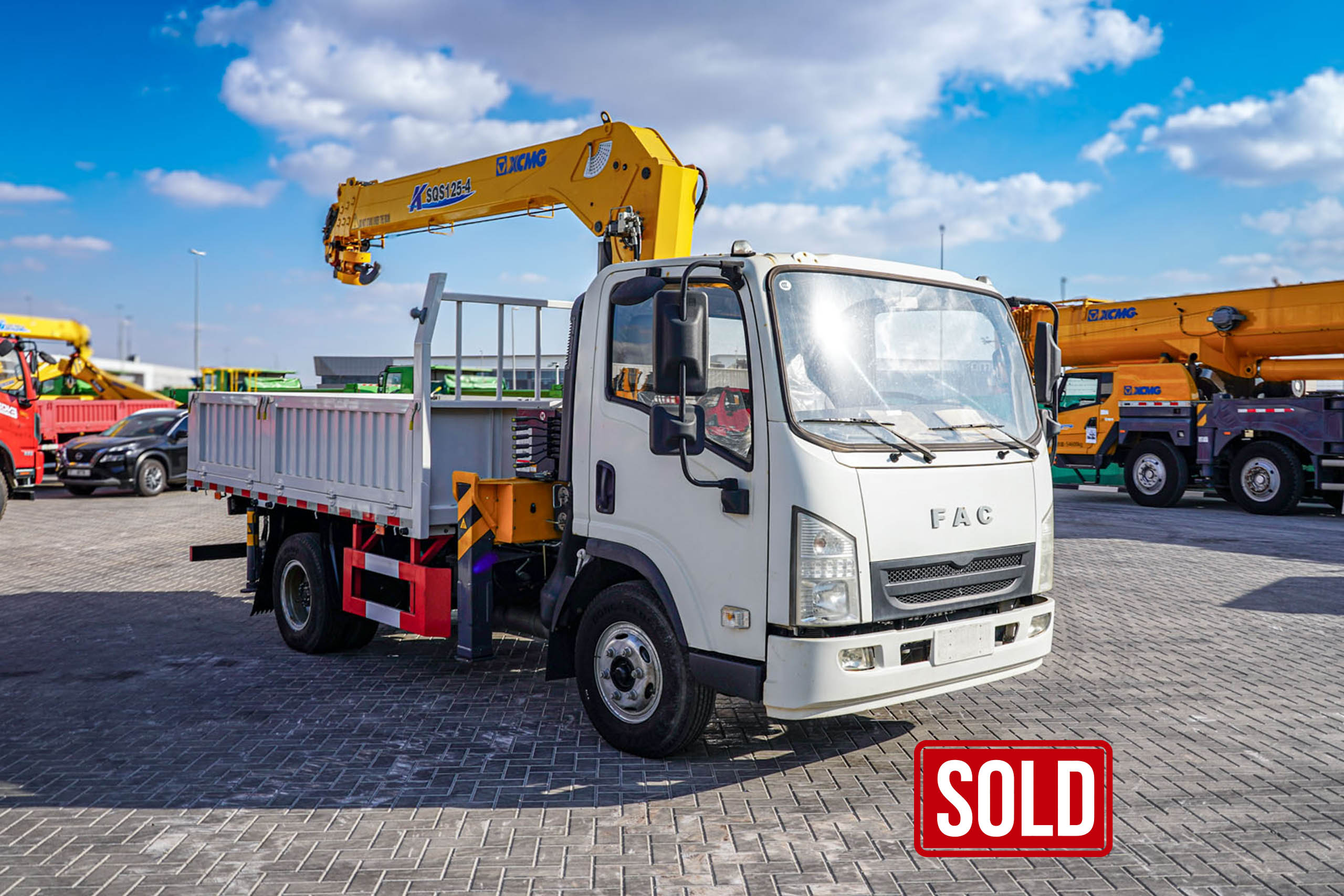 2025 XCMG SQS125 5 Ton on FAC Truck Mounted Crane (Unused)