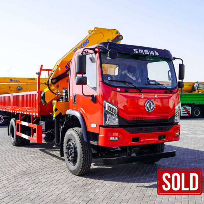 2026 XCMG SQ8ZK3Q 8 Ton Folded Boom Crane on 2026 Dongfeng 4X2 Truck (Unused)