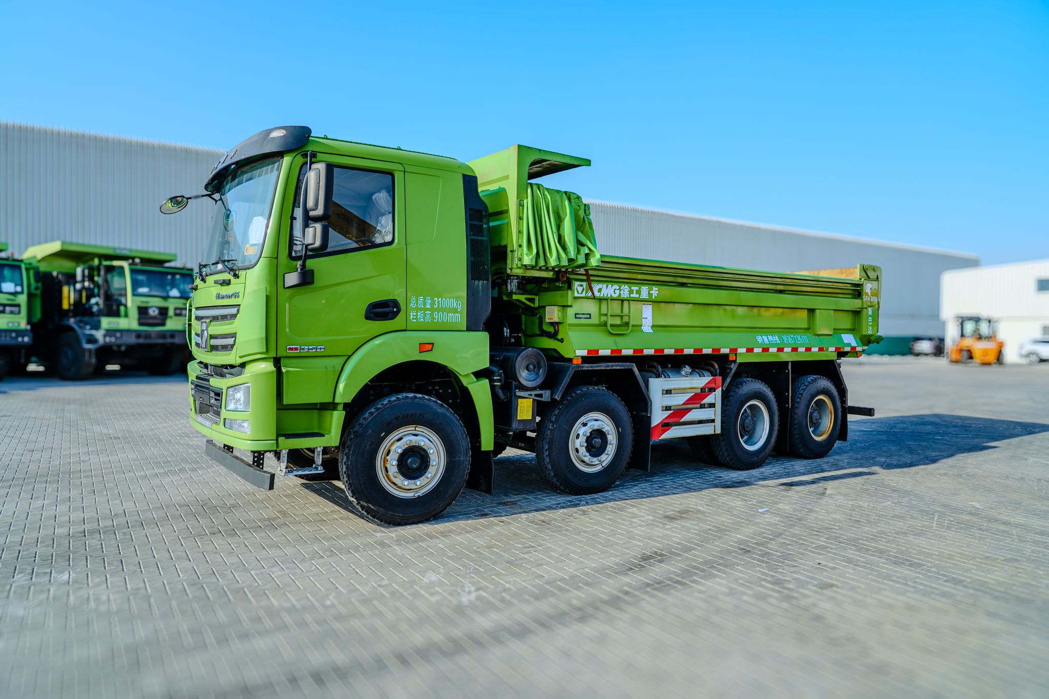 2021 XCMG HANVAN G5 XGA3310D6NEX 8x4 Twin-Steer Sleeper Dump Truck (Unused) - Image 13