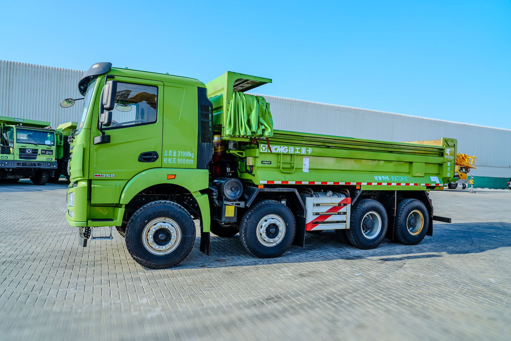 2021 XCMG HANVAN G5 XGA3310D6NEX 8x4 Twin-Steer Sleeper Dump Truck (Unused) - Image 9