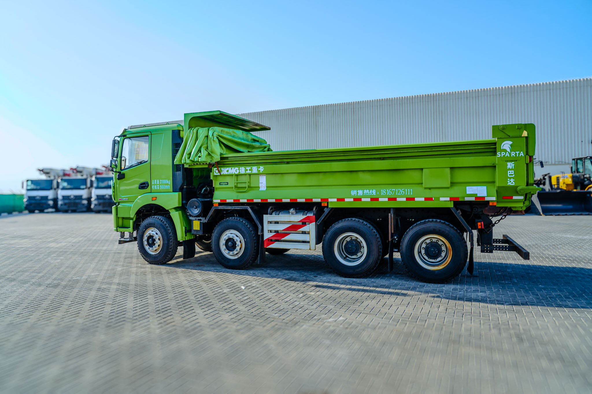 2021 XCMG HANVAN G5 XGA3310D6NEX 8x4 Twin-Steer Sleeper Dump Truck (Unused) - Image 5