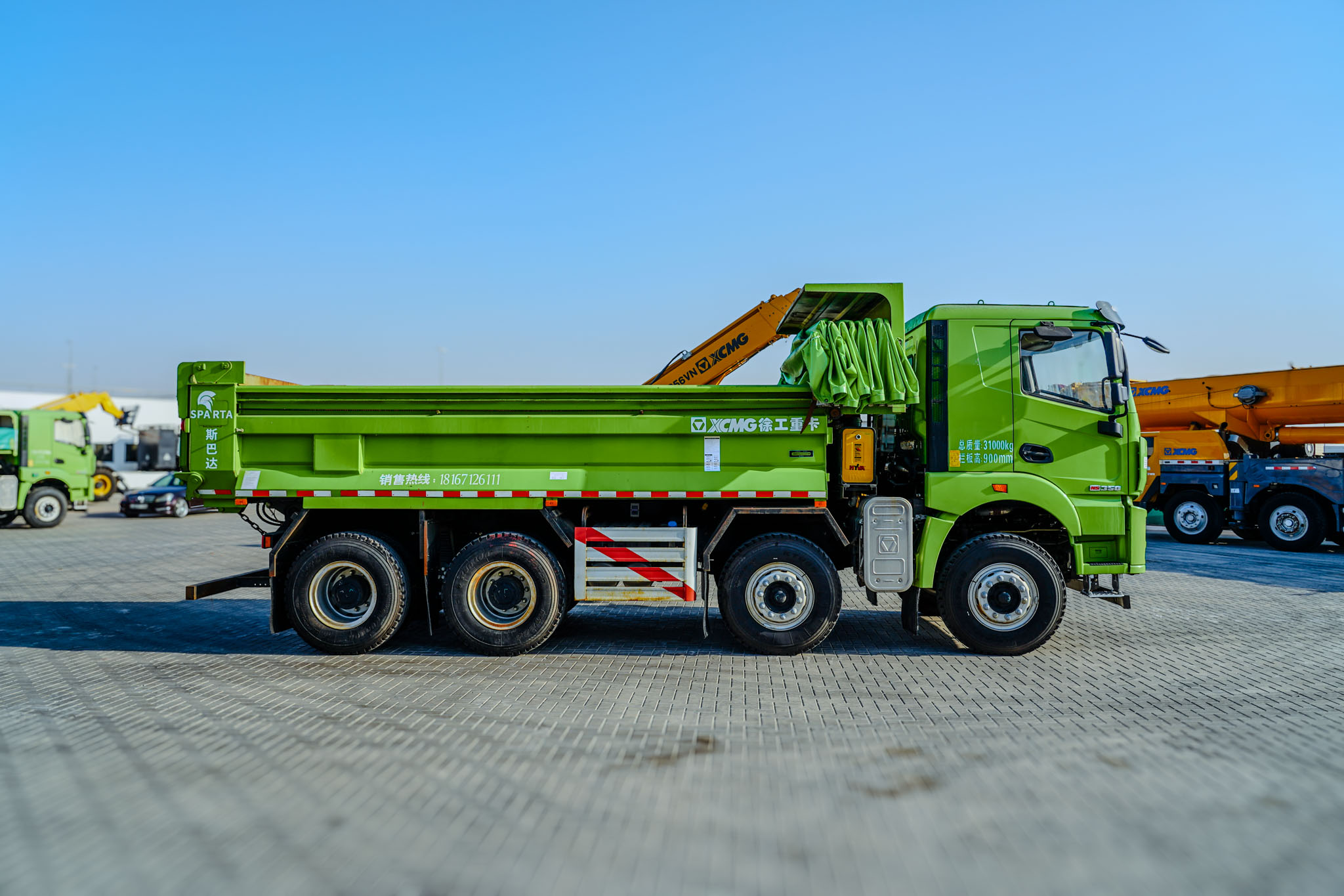 2021 XCMG HANVAN G5 XGA3310D6NEX 8x4 Twin-Steer Sleeper Dump Truck (Unused) - Image 24