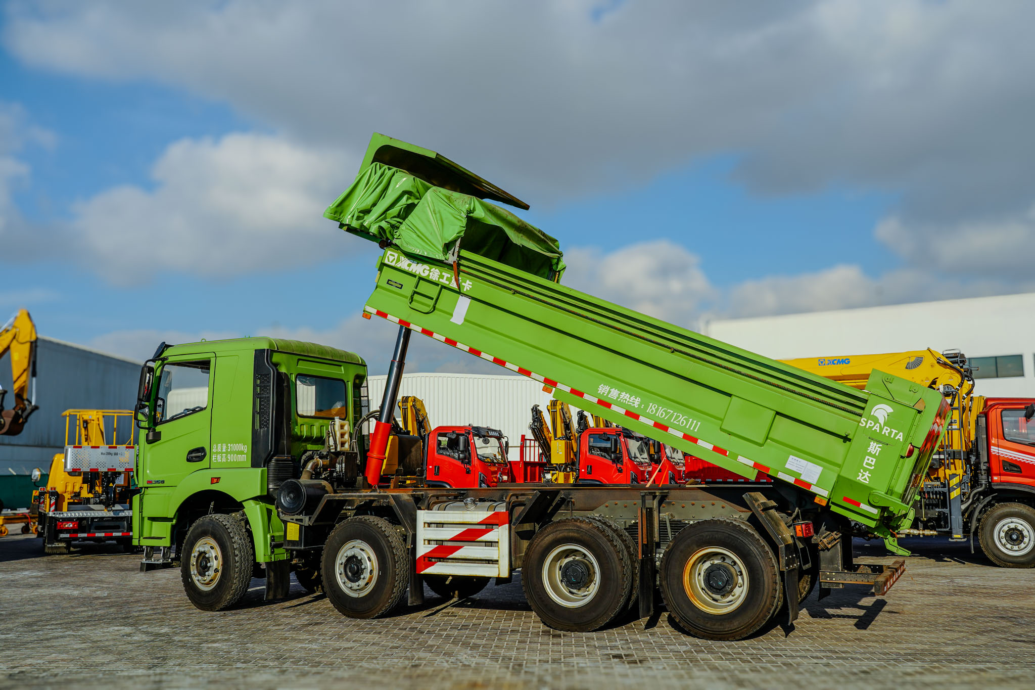 2021 XCMG HANVAN G5 XGA3310D6NEX 8x4 Twin-Steer Sleeper Dump Truck (Unused) - Image 7