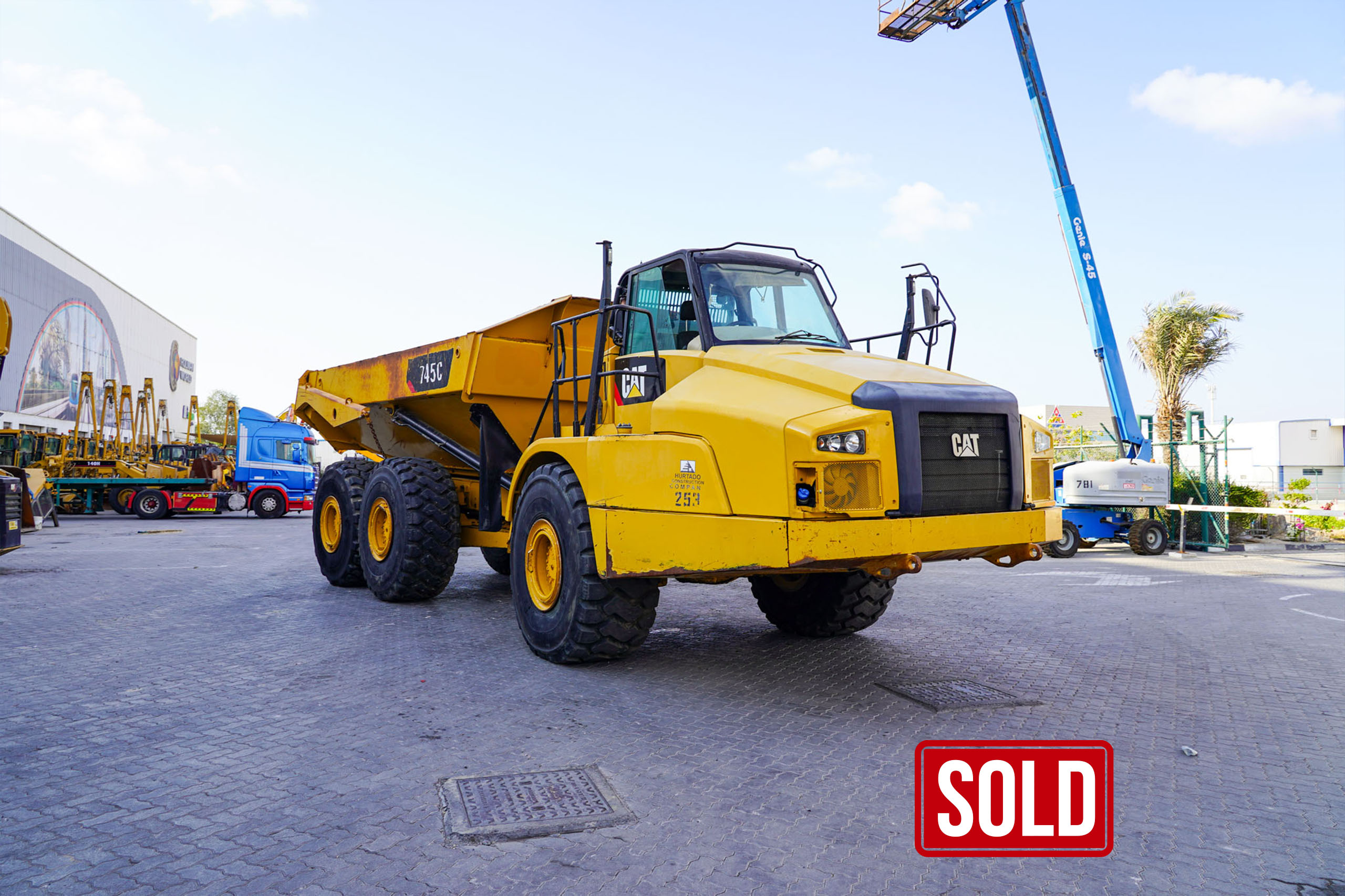 2015 CAT 745C Articulated Dump Truck
