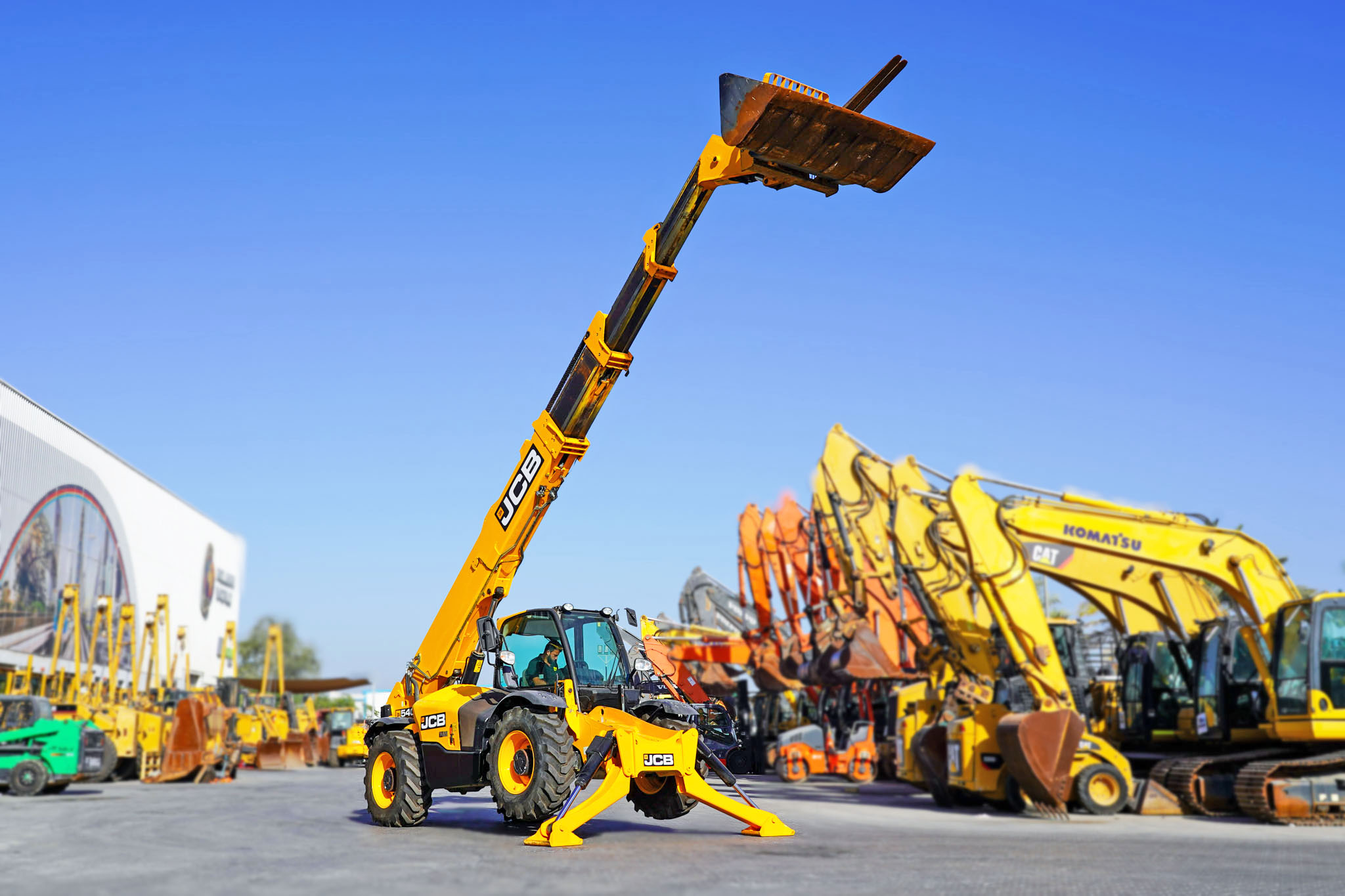 2017 JCB 540-180 Hi Viz Turbo Powershift Telehandler