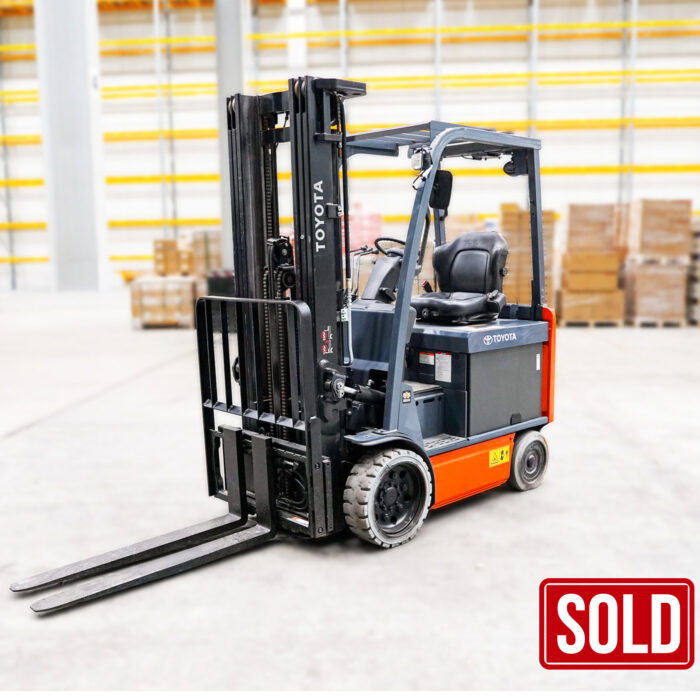 2018 Toyota 8FBCU25 2.5 Ton Electric Forklift