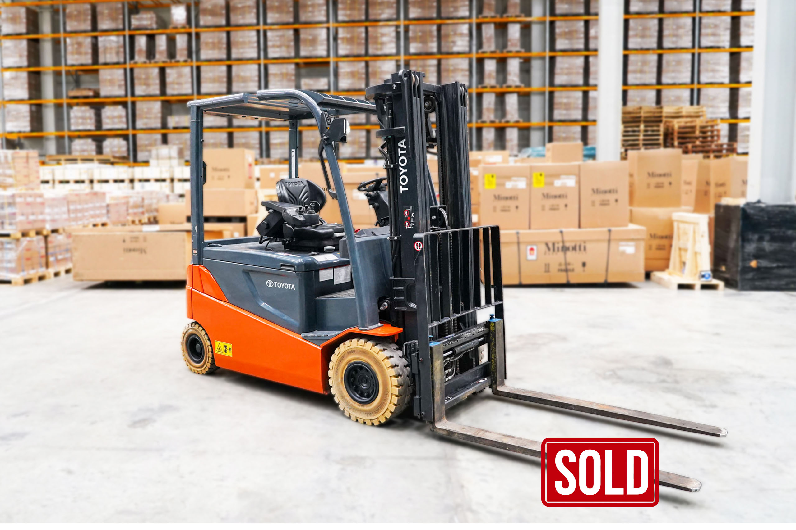 2018 TOYOTA 8FBM25T 2.5 Ton Electric Forklift